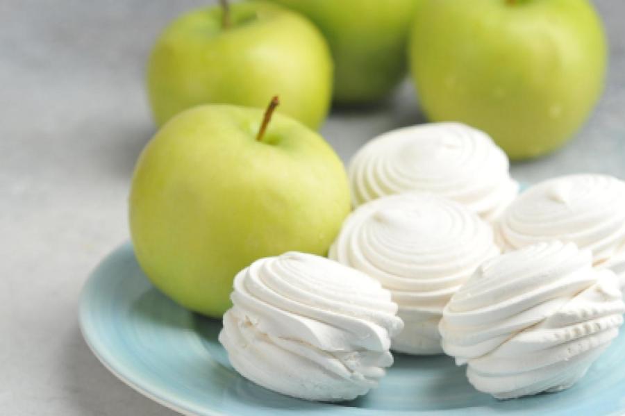 Воздушный, как облако: готовим яблочный зефир на агар-агаре