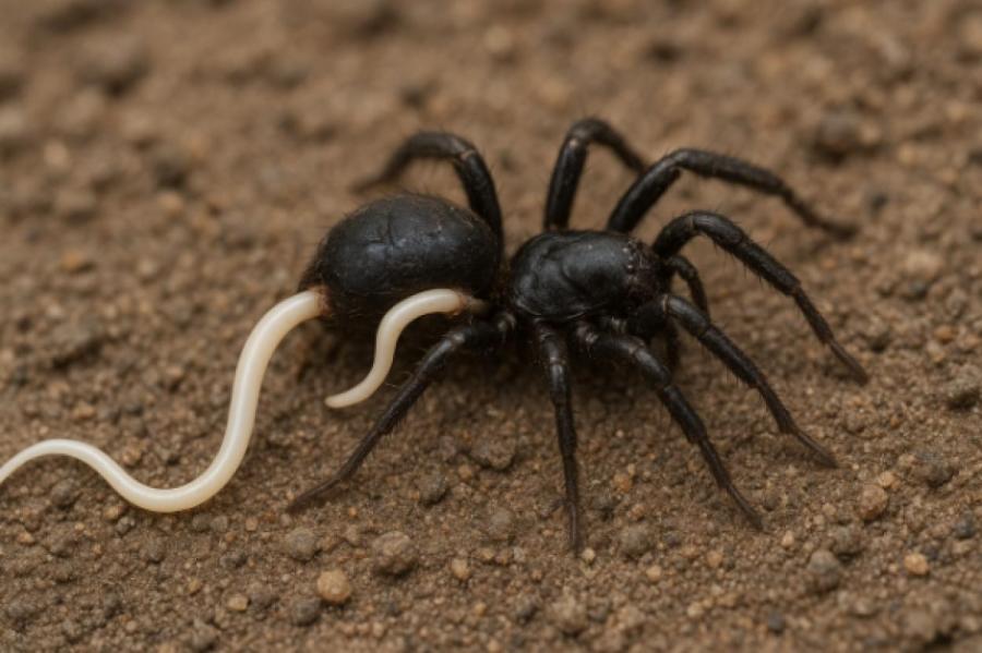 Боитесь пауков? Сами пауки тоже кое от чего трепещут