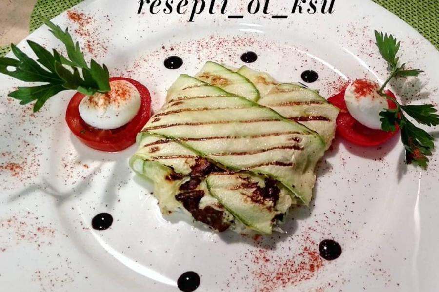 Овощные конвертики: кабачки вместо лаваша — полезно и вкусно