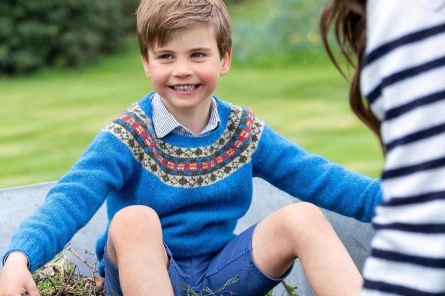 Младшему наследнику британской монархии Луи - 7 лет
