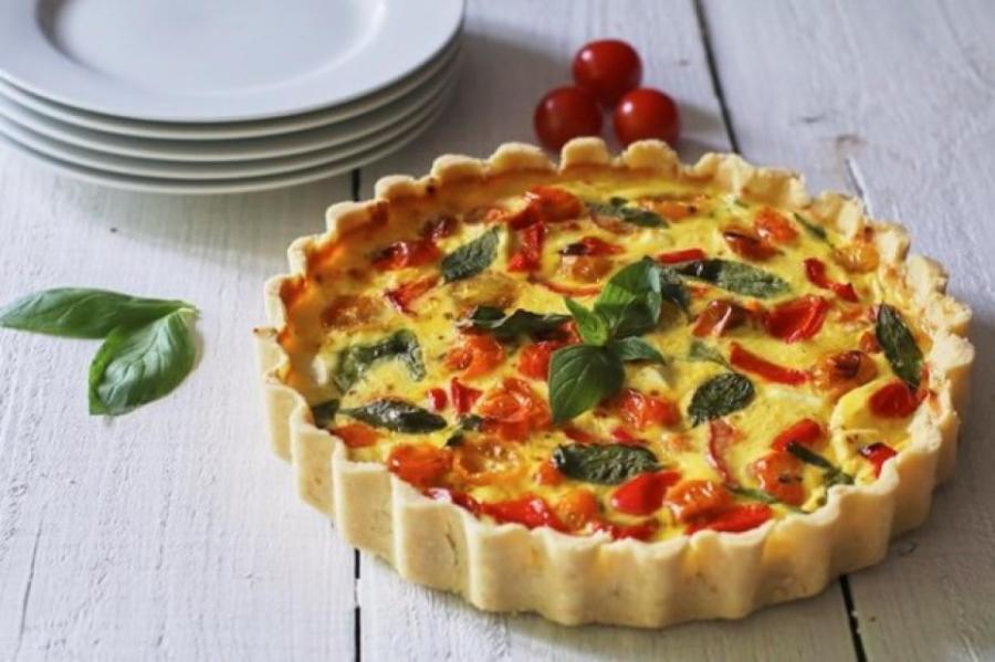 Киш с помидорами — вкусная замена пицце