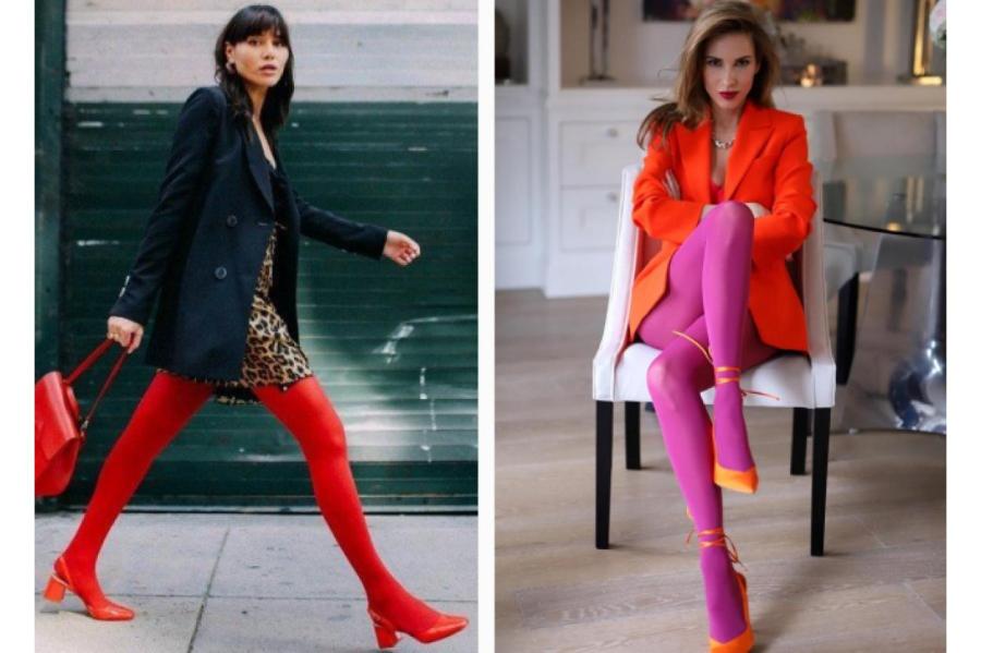 Смелость быть яркой: какие колготки будут в моде осенью 2025