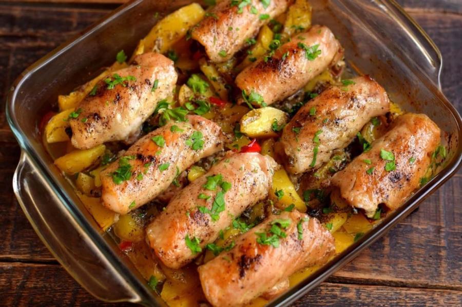 Кулинарный шедевр: мясные рулетики с плавленым сыром