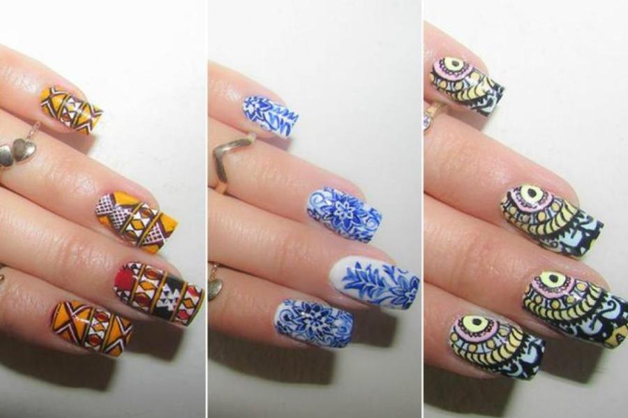 Этнический шик на кончиках пальцев: что такое маникюр-бохо
