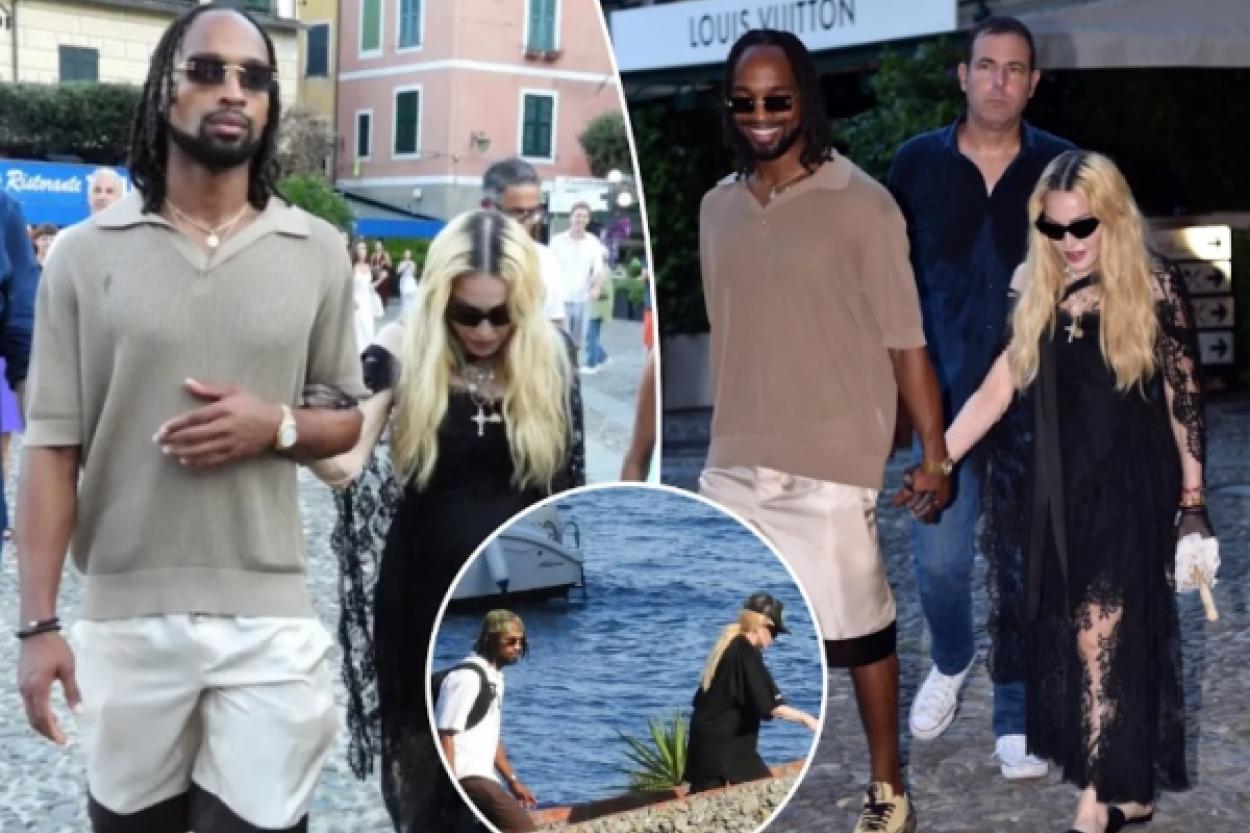 Легенда поп-сцены Мадонна отметила 67-летие в Италии с молодым женихом Акимом