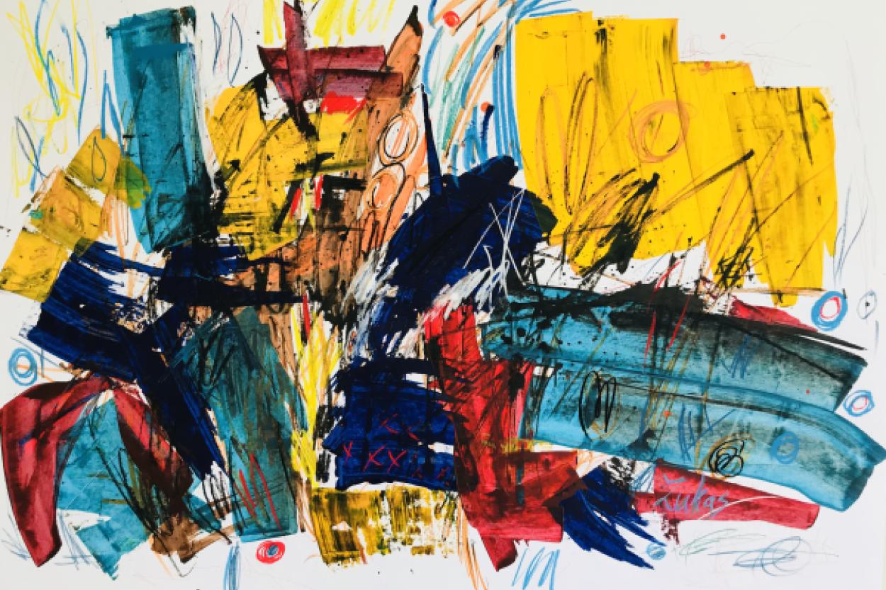 Погружаемся в мир перламутра: выставка литовского художника Бенедиктаса Марии Жукаса в галерее ASNI