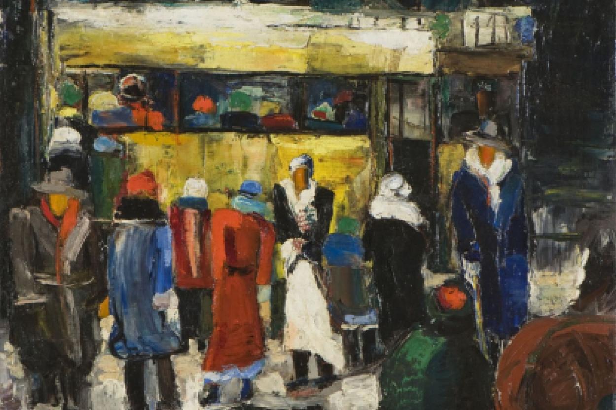 Настроение эпохи: открывается выставка «Уличные иллюзии: город глазами латвийских модернистов»