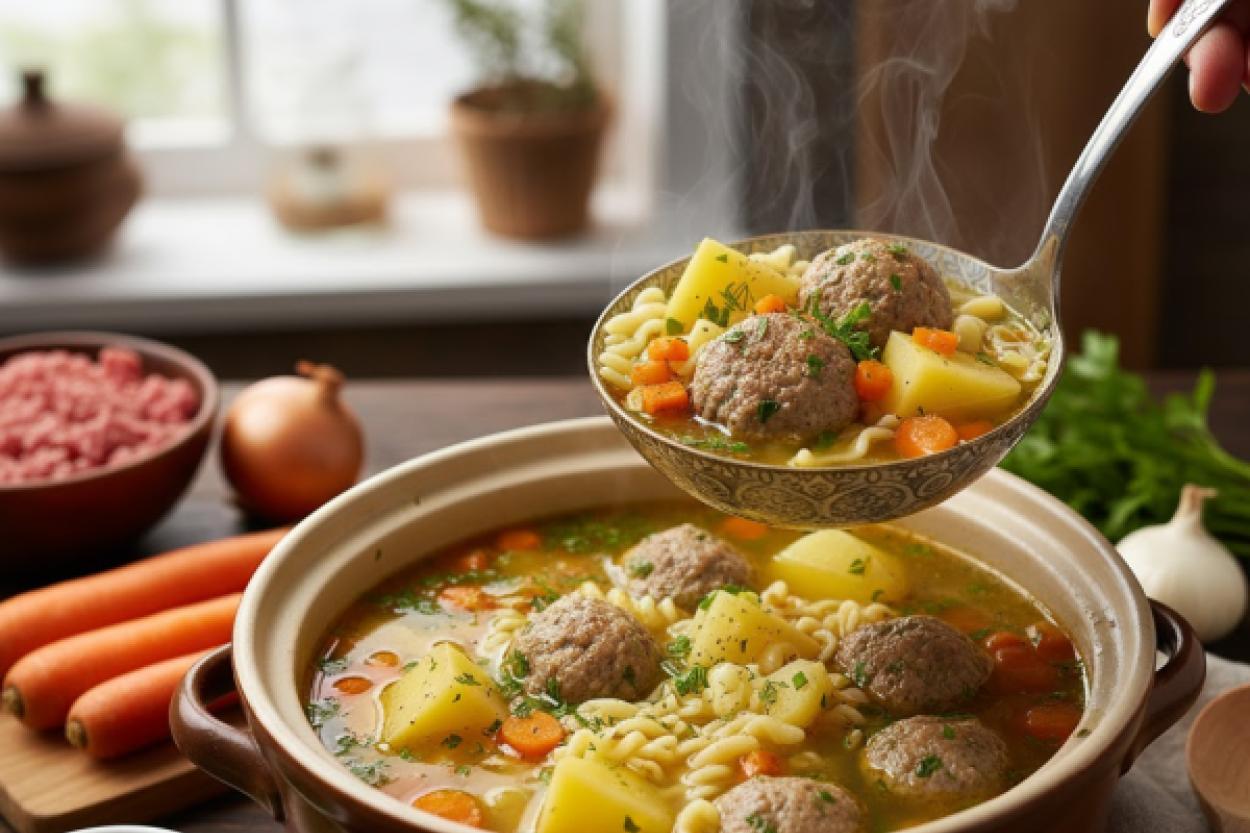 Согревает и насыщает: как приготовить идеальный суп с фрикадельками для уютного вечера