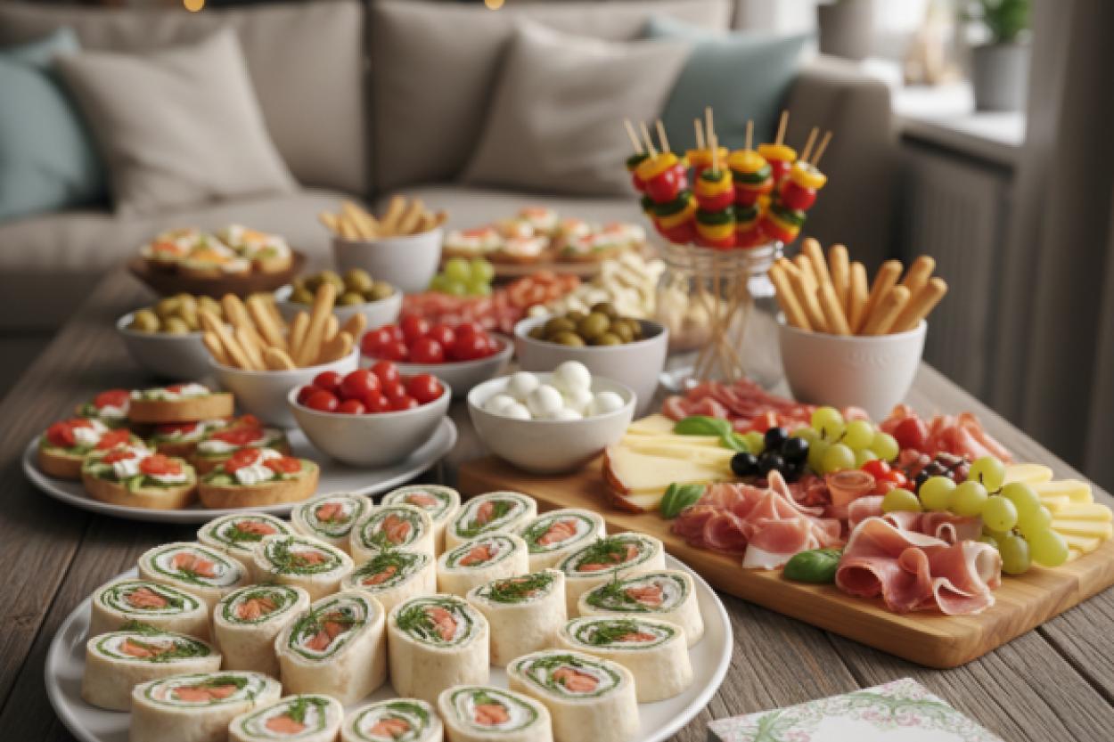 Внезапные гости: легкие закуски для уютного вечера