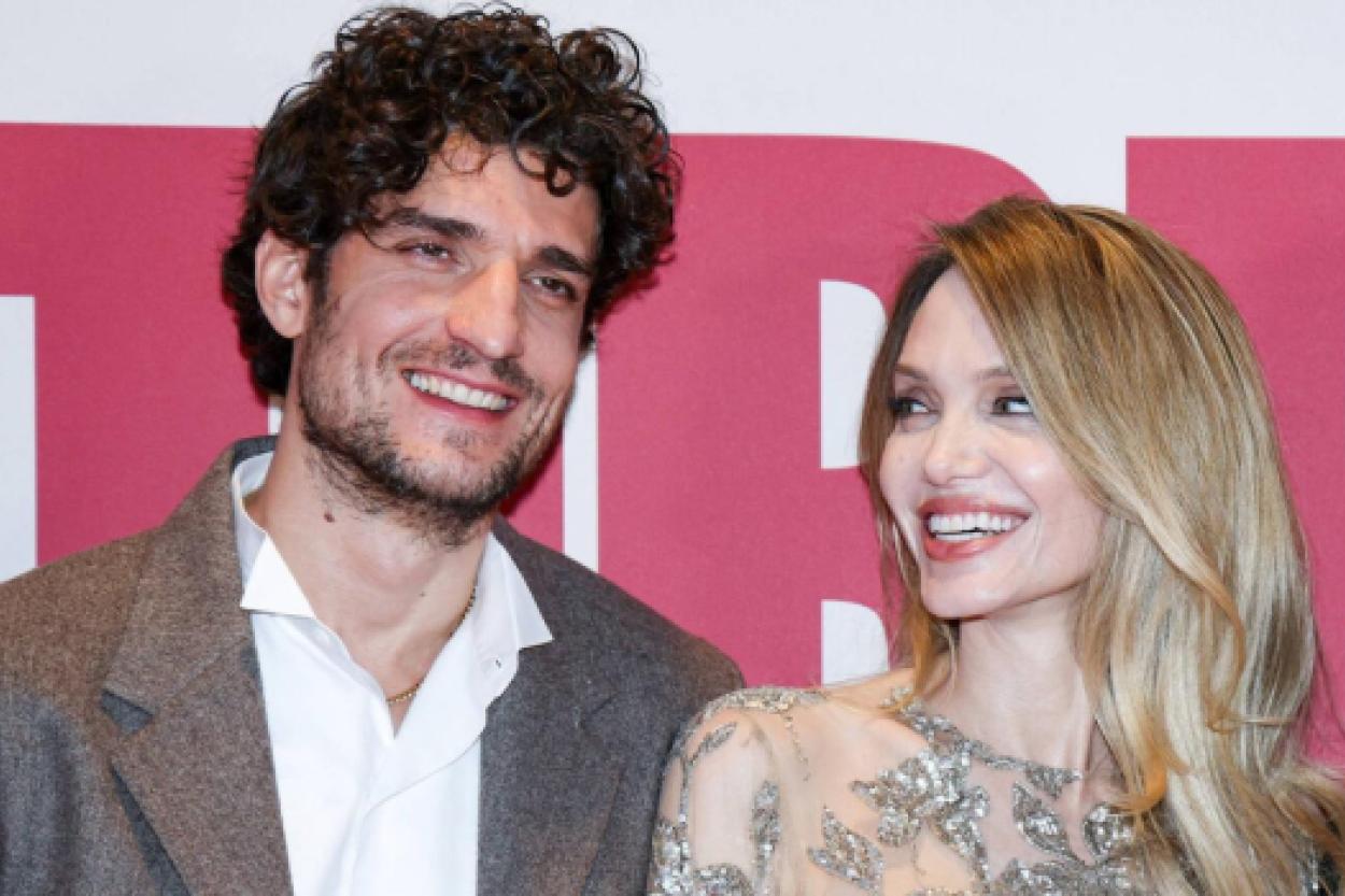 Анджелина Джоли и Луи Гаррель: обсуждение нового фильма в Париже