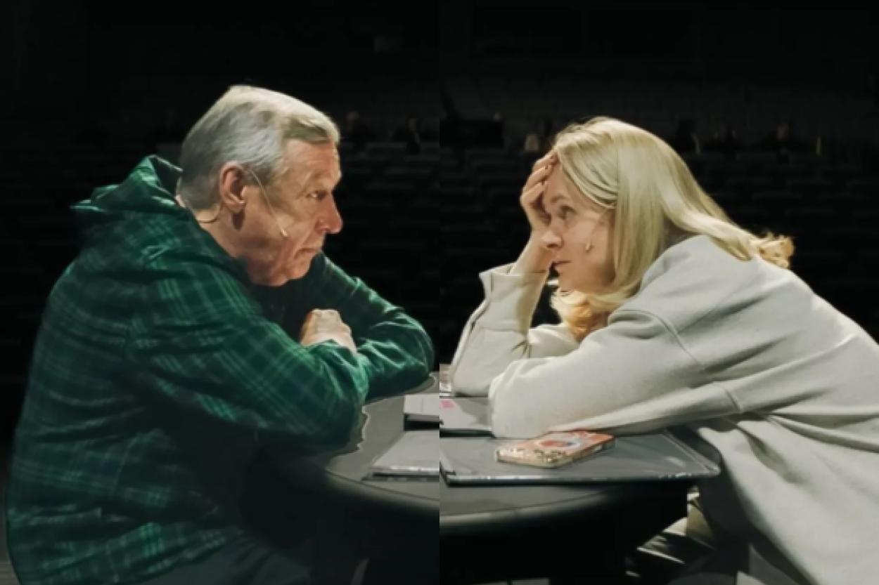 Михаил Ефремов и Анна Михалкова: репетиции нового дуоспектакля