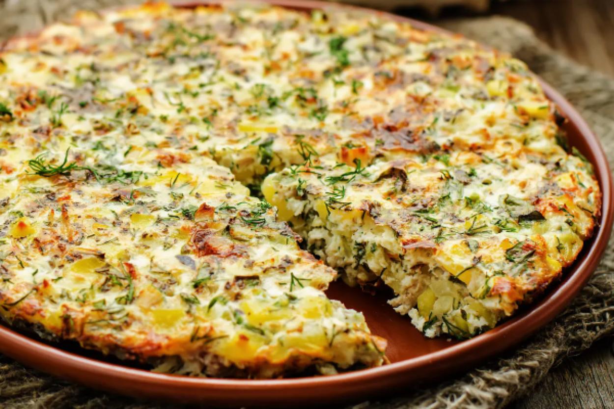 Фриттата из яиц и курицы: быстро и вкусно