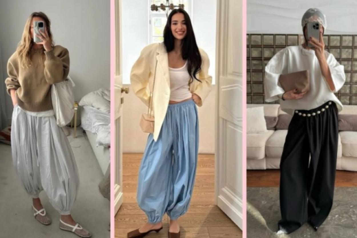 Брюки-аладдины: возвращение восточного стиля в гардероб