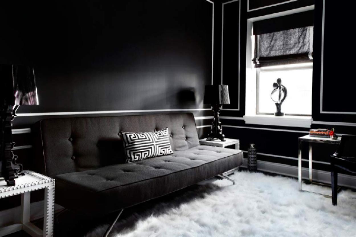 Чёрный в интерьере: элегантный выбор или сомнительное решение