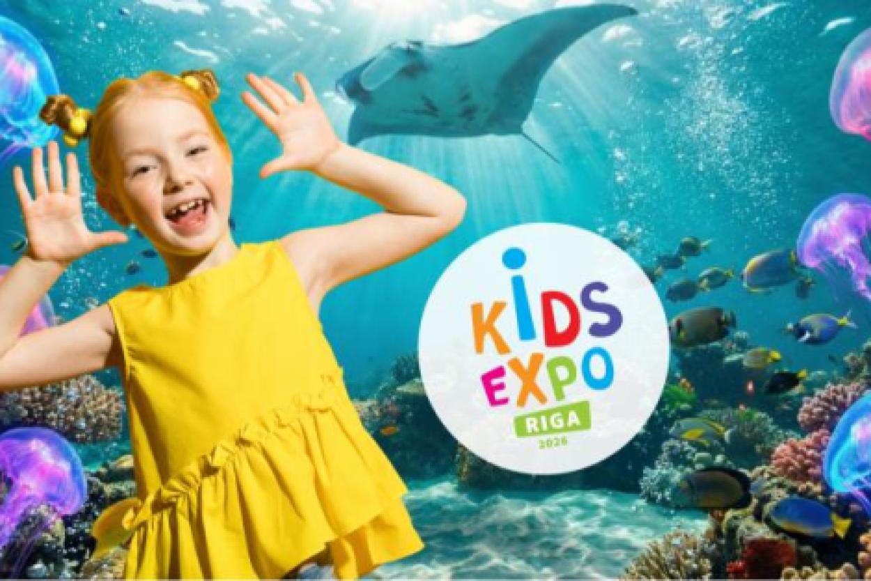 Откройте для себя удивительный подводный мир на Kids Expo Riga 2026