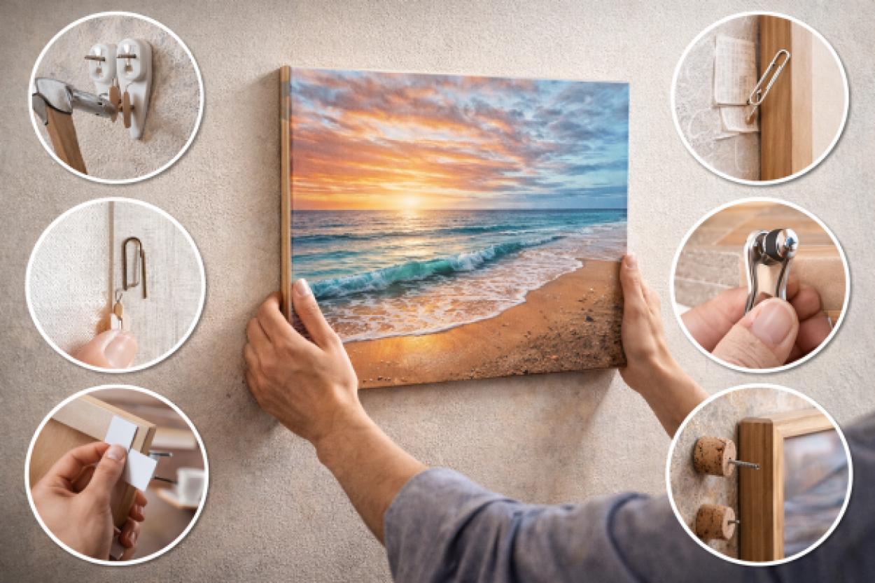 Как повесить картину без повреждений: простые и эффективные решения