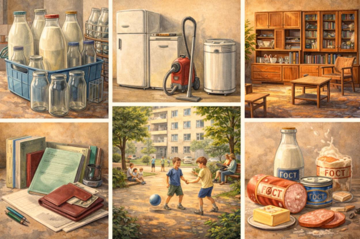 6 привычных вещей, которые делали советский быт удобным