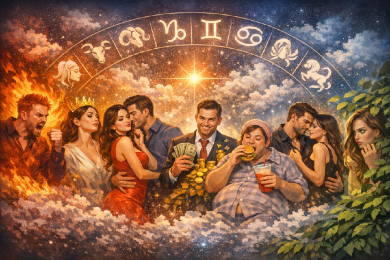 Семь смертных грехов и знаки зодиака: что скрыто в характере каждого