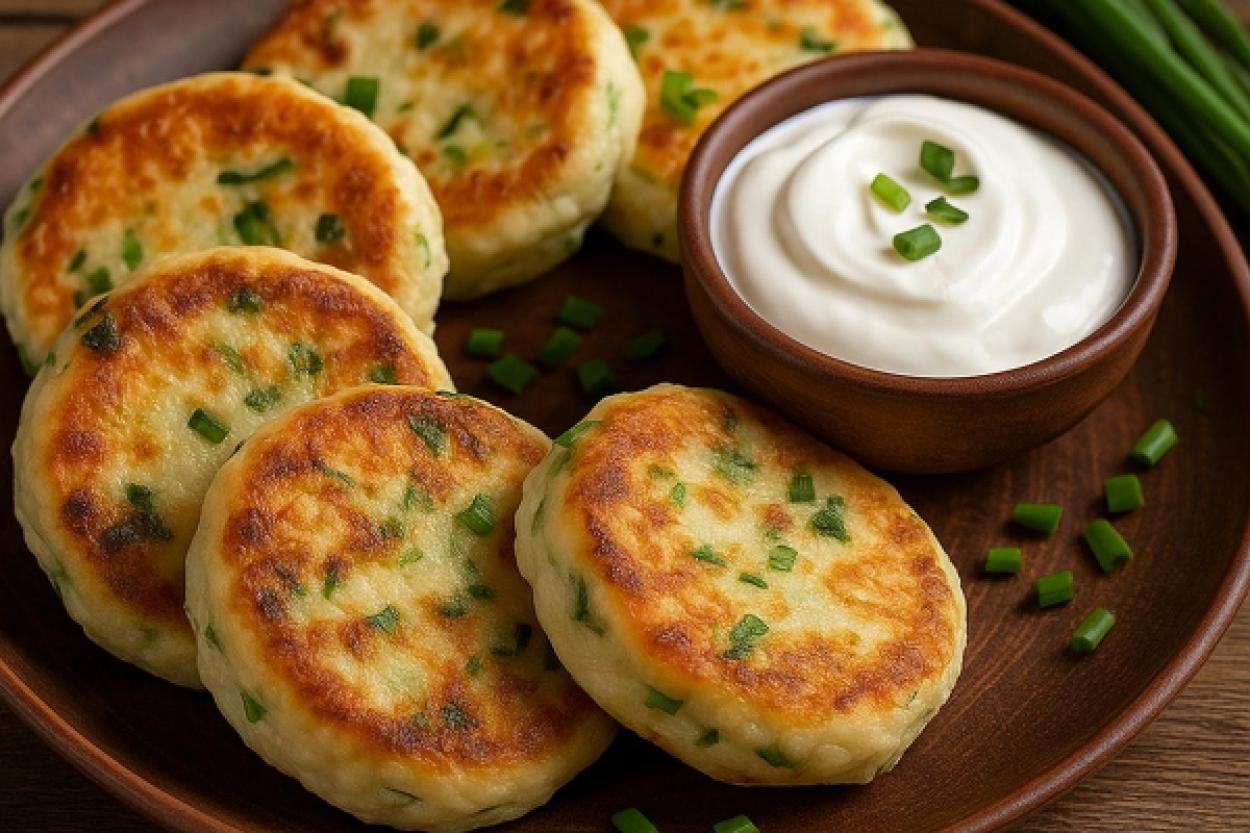 Соленые сырники с зеленью: новый вариант для завтрака