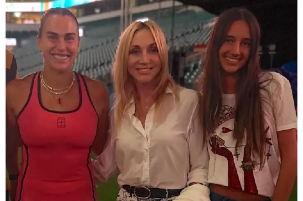 Семейная поддержка: Кристина Орбакайте на турнире с Ариной Соболенко