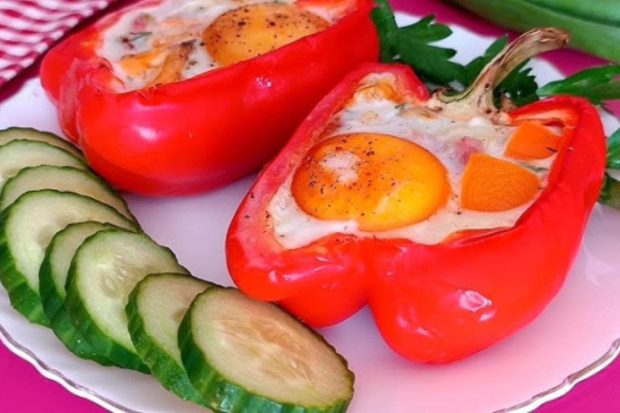 Как разнообразить утренний завтрак с помощью болгарского перца