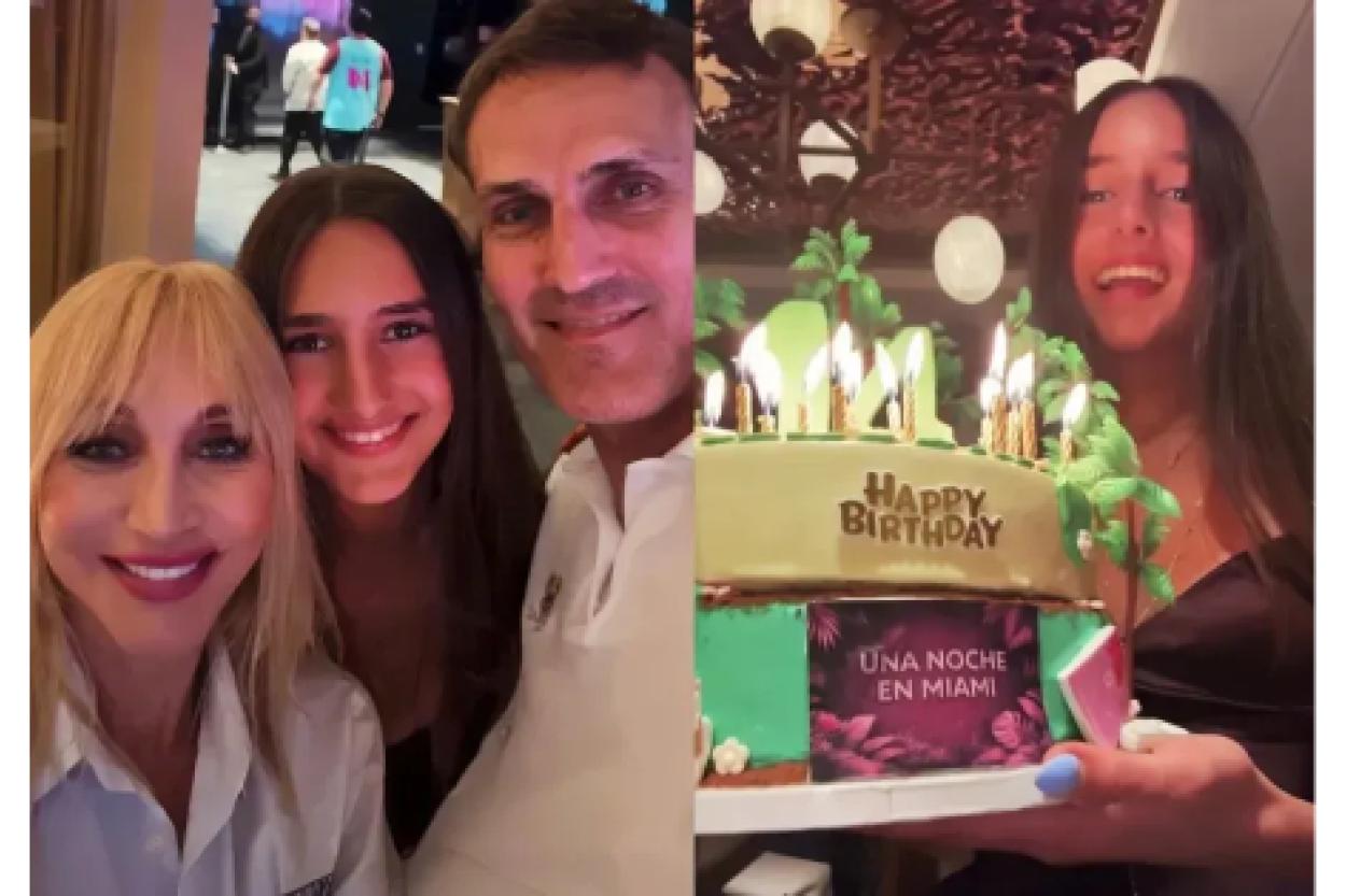 Празднование 14-летия дочери Кристины Орбакайте: макияж и тропический торт