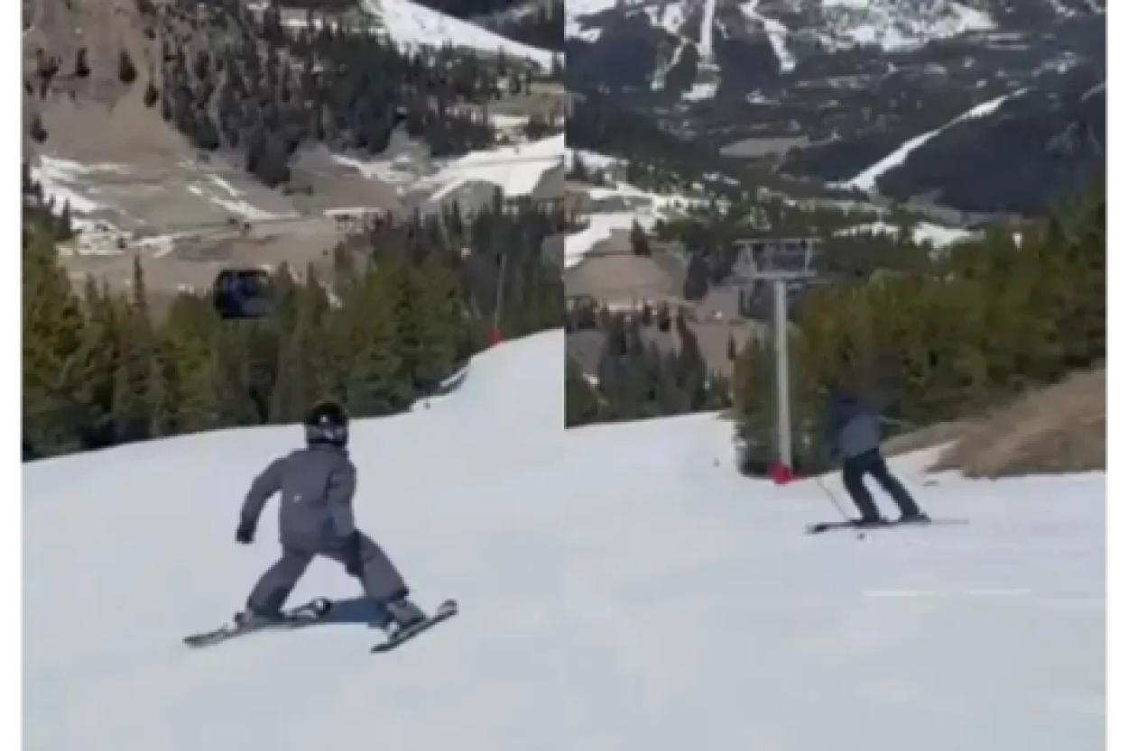 Зимние радости: Принц Гарри и его сын Арчи на лыжах в новом видео от Меган Маркл