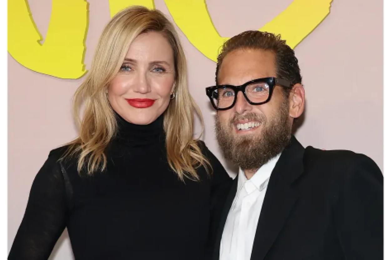 Кэмерон Диас и Джона Хилл: стильное появление на премьере в Нью-Йорке