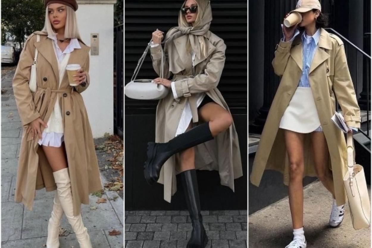 ККак выглядеть дорого в бежевом тренче: 3 приема от стилистов