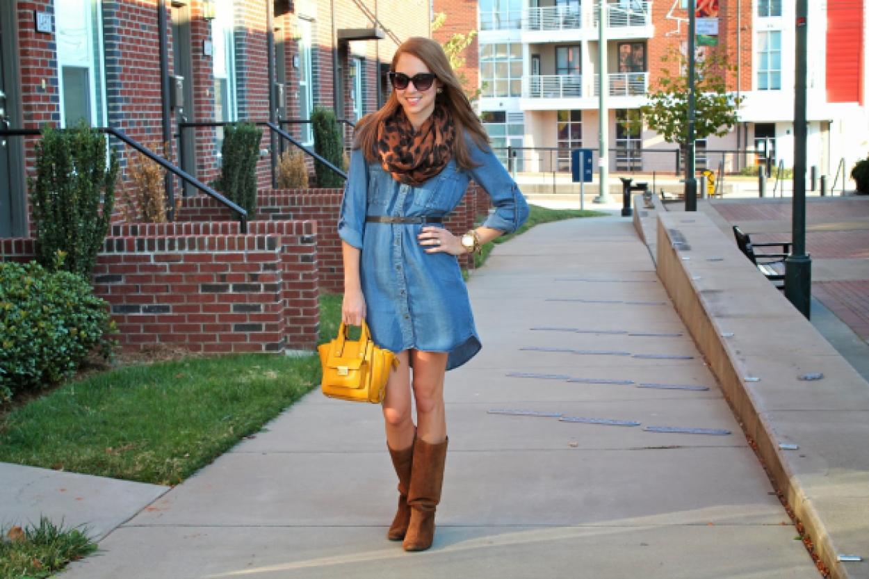 Джинсовое платье: весенний тренд для вашего гардероба