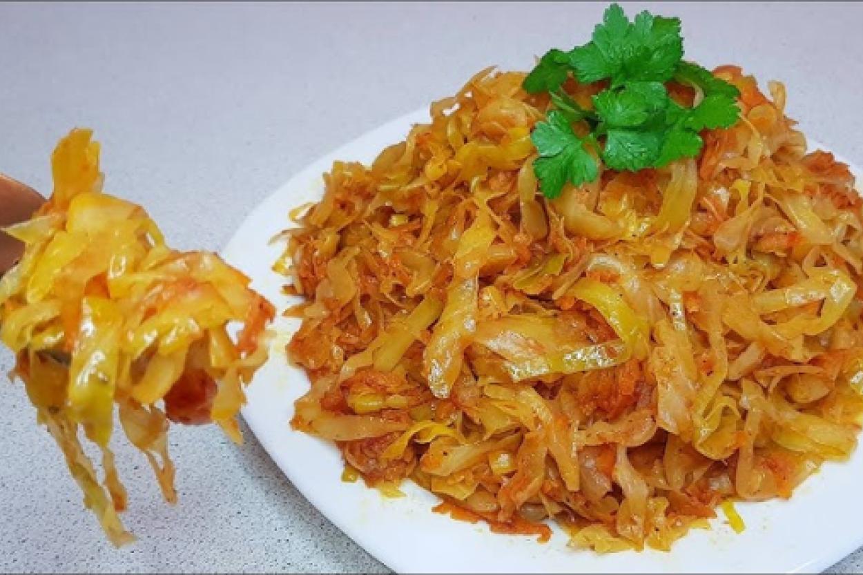 Ароматная жареная капуста с тимьяном и уксусом